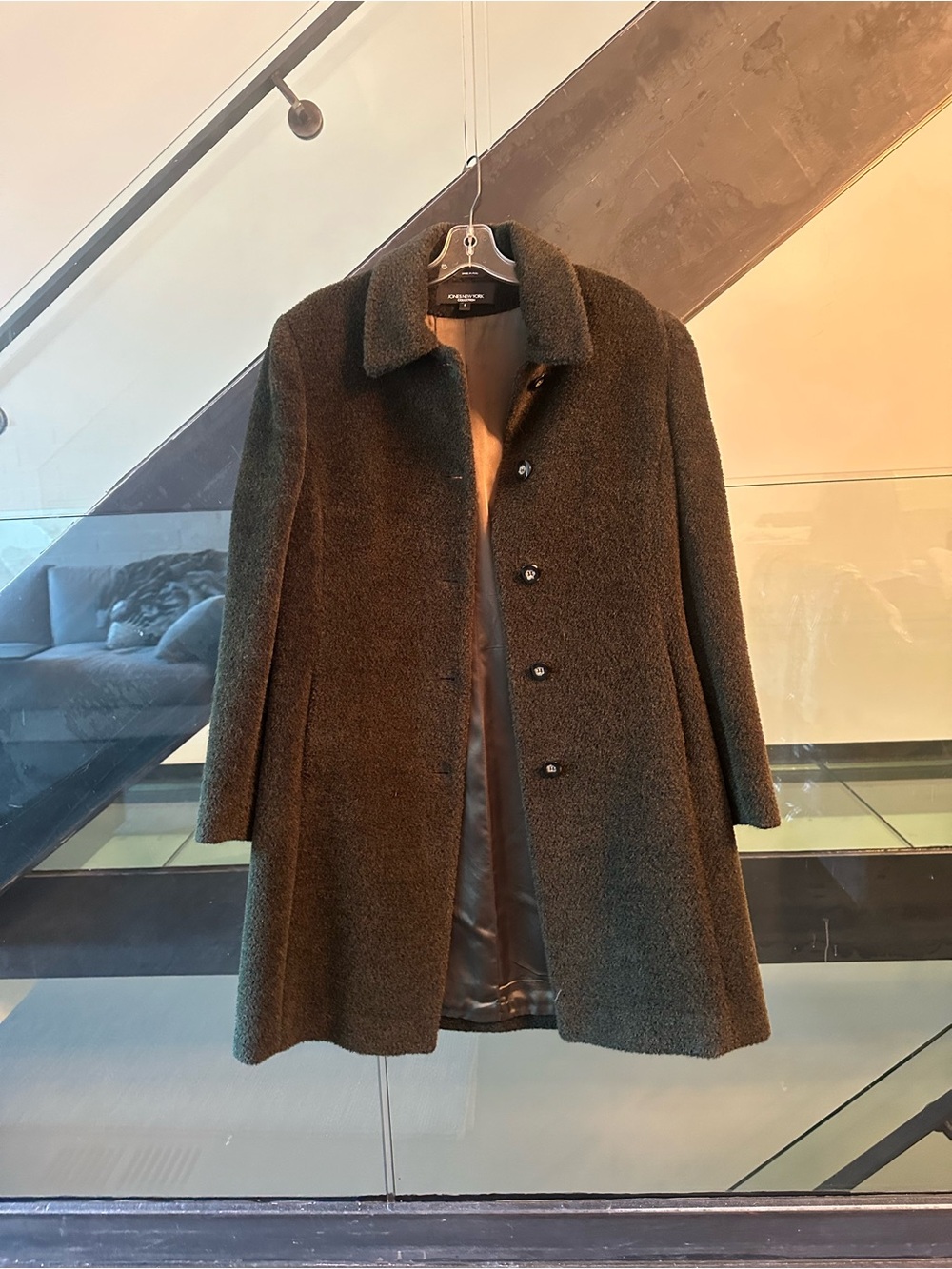 Jones New York Collection Alpaca Wool Blend Coat – Size 8